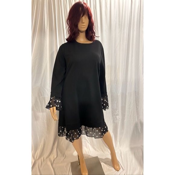 ASOS Black and Polka Dot Dress - Picture 5 of 7